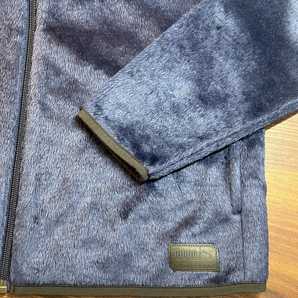 PUMA Women's Golf 2020 Sherpa Fleece Peacoat Navy - Picture 8 of 8